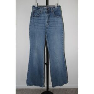Levi's Premium 70s High Flare Jeans Women's 25 Medium Wash Blue Denim